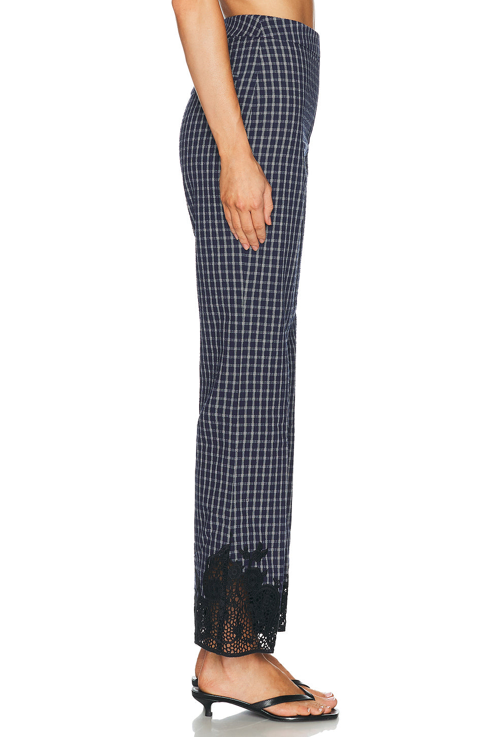 Maya Embroidered Handkerchief Trouser