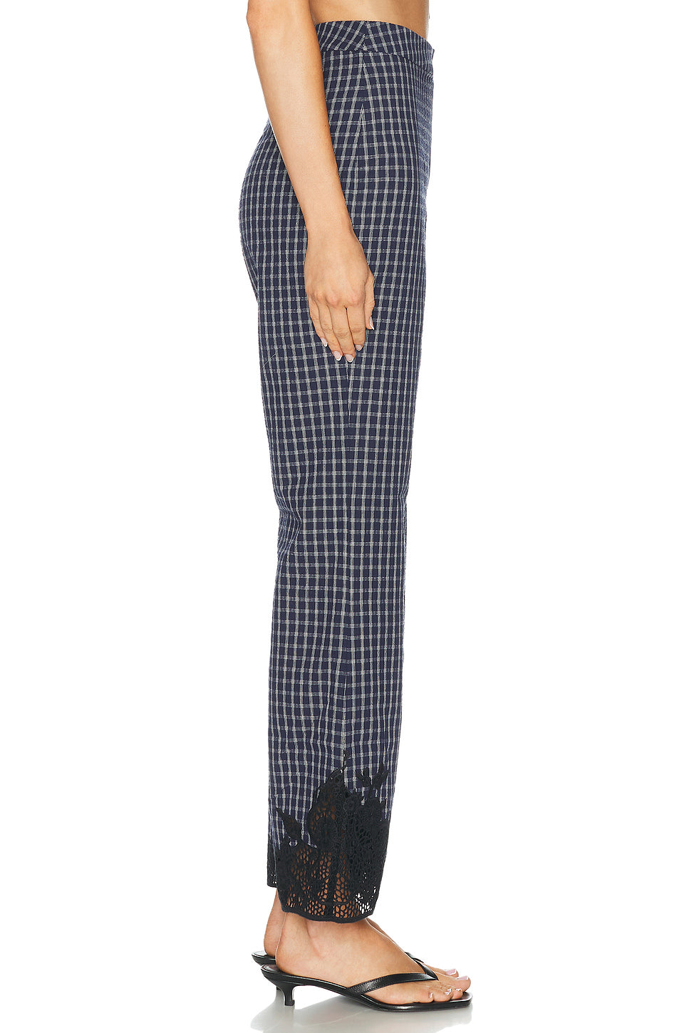 Maya Embroidered Handkerchief Trouser