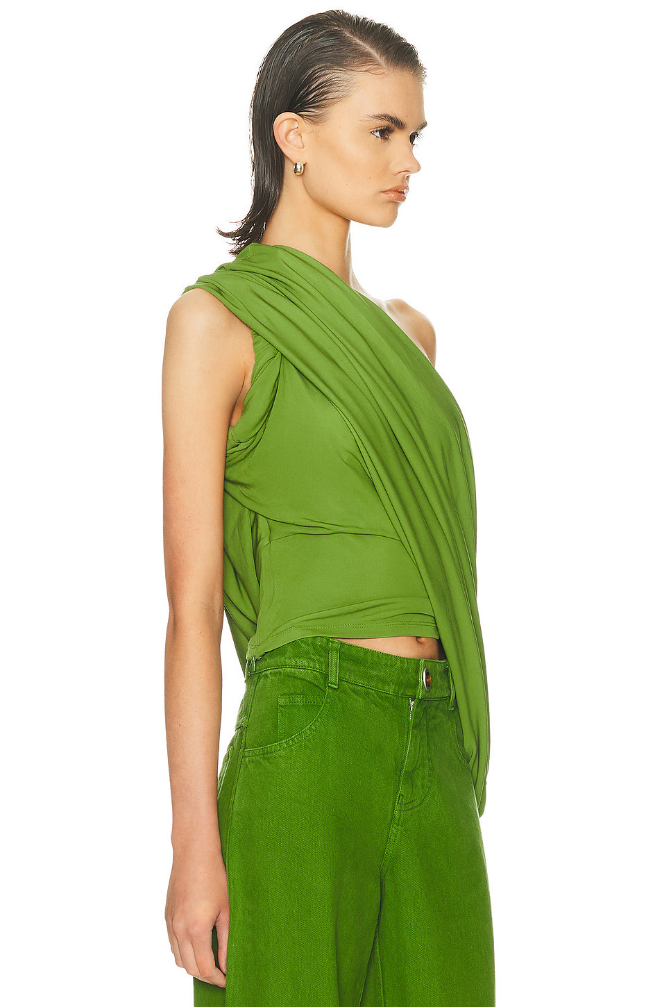 Aiba Draped Jersey Tee