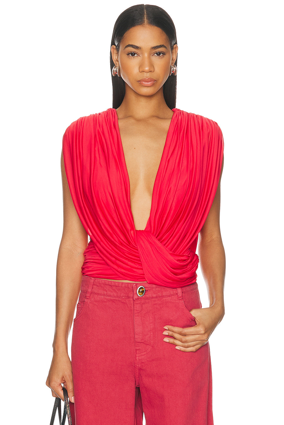 Ripple Drape Top