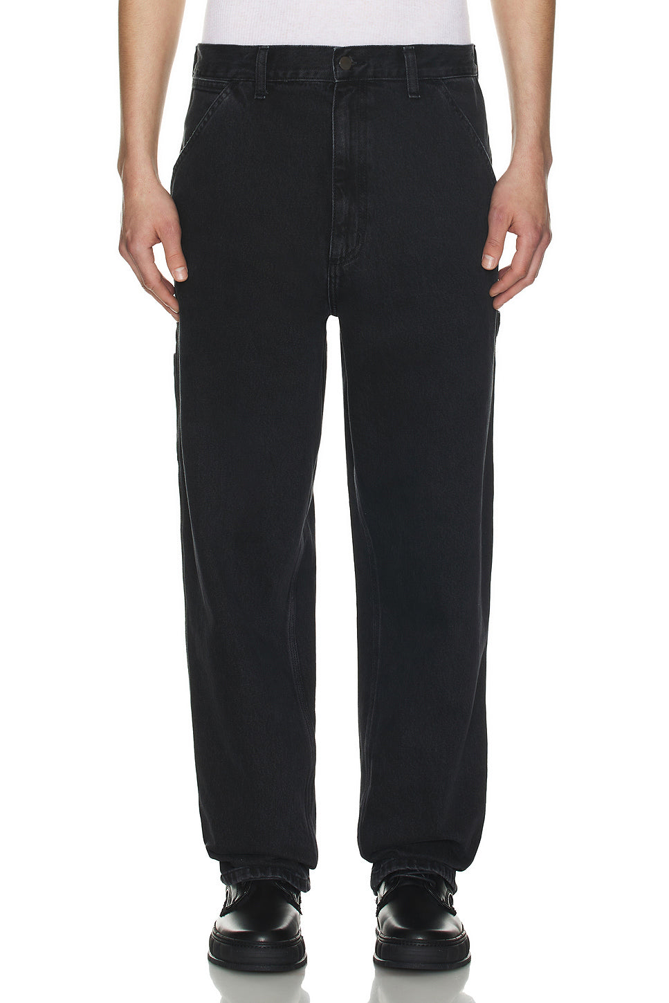 Single Knee Jeans