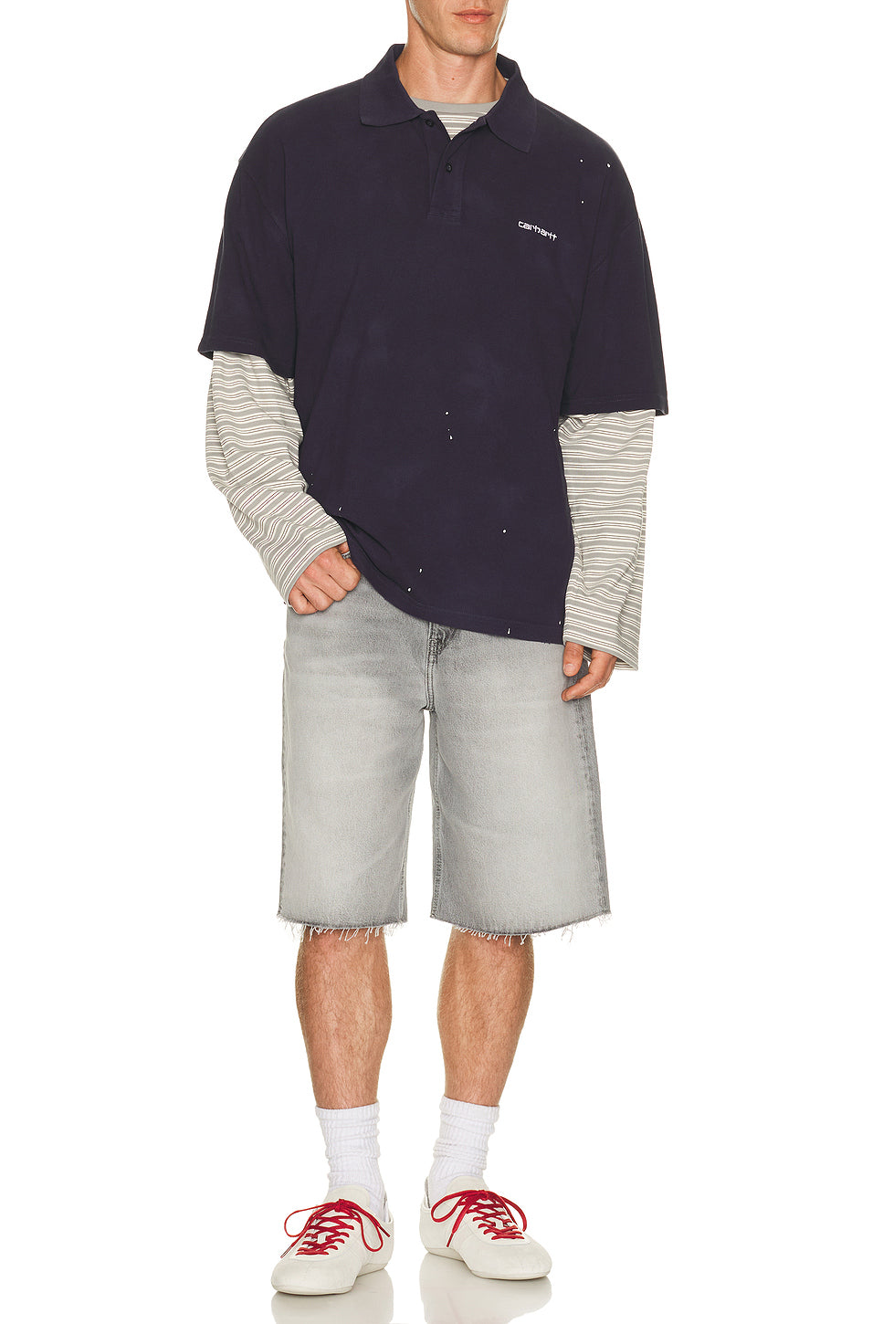 Short Sleeve Painter Polo