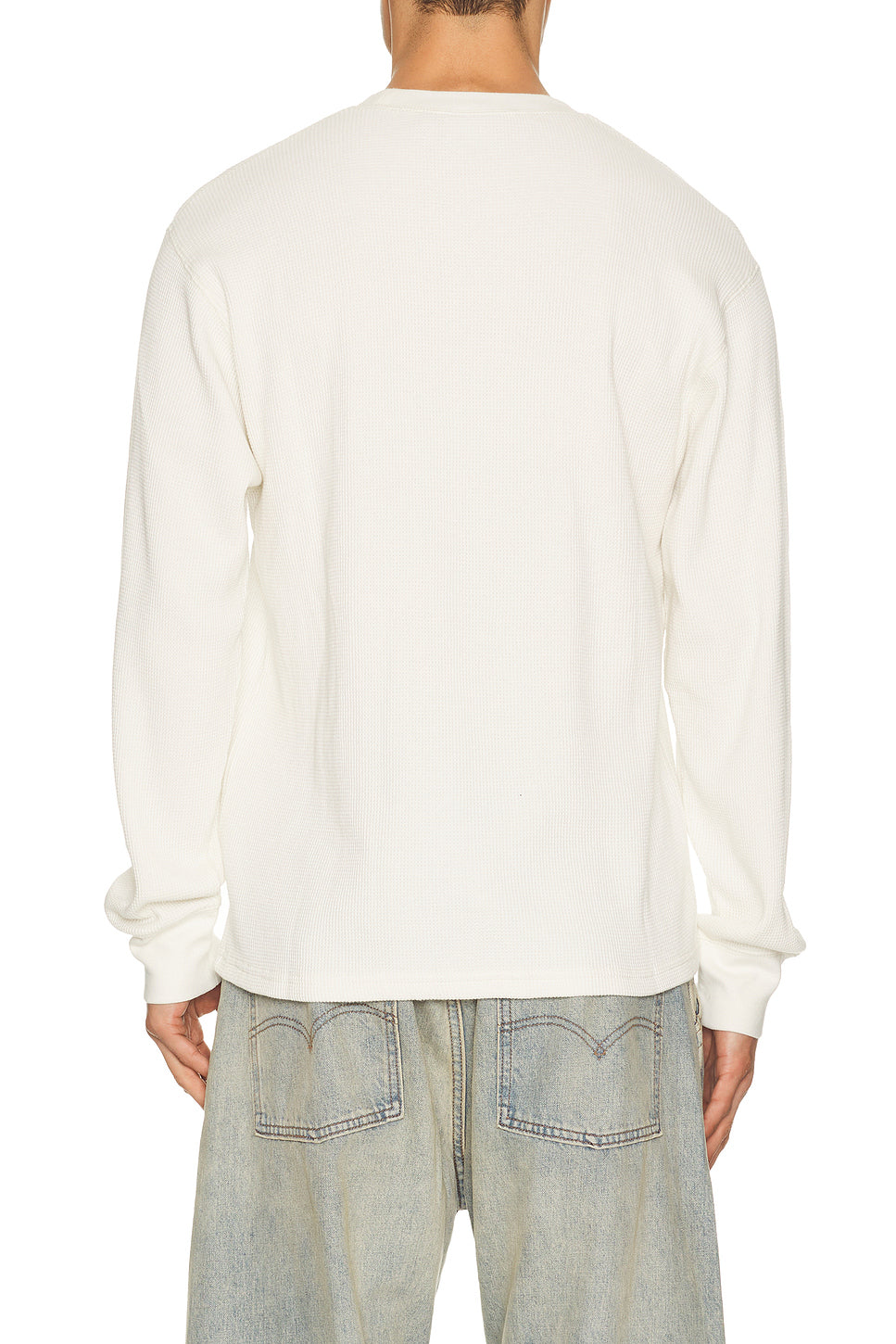 Long Sleeve Blackletter Waffle Tee Shirt