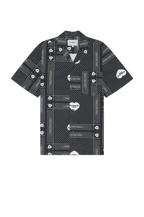 Short Sleeve Heart Bandana Shirt