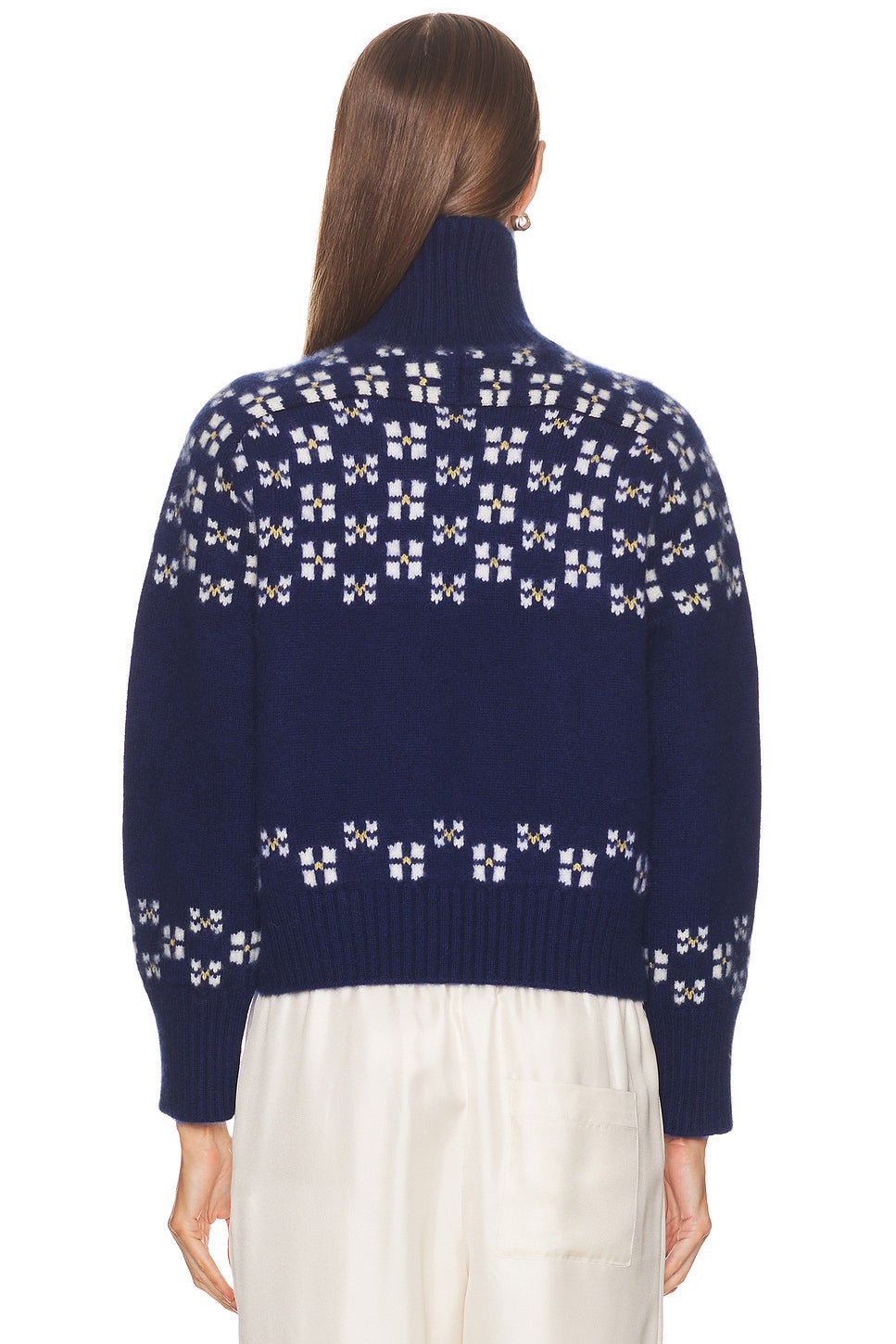 Winter Fair Isle Half Zip Sweater