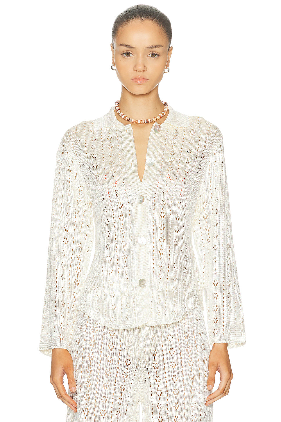 Tailored Eyelet Shirt