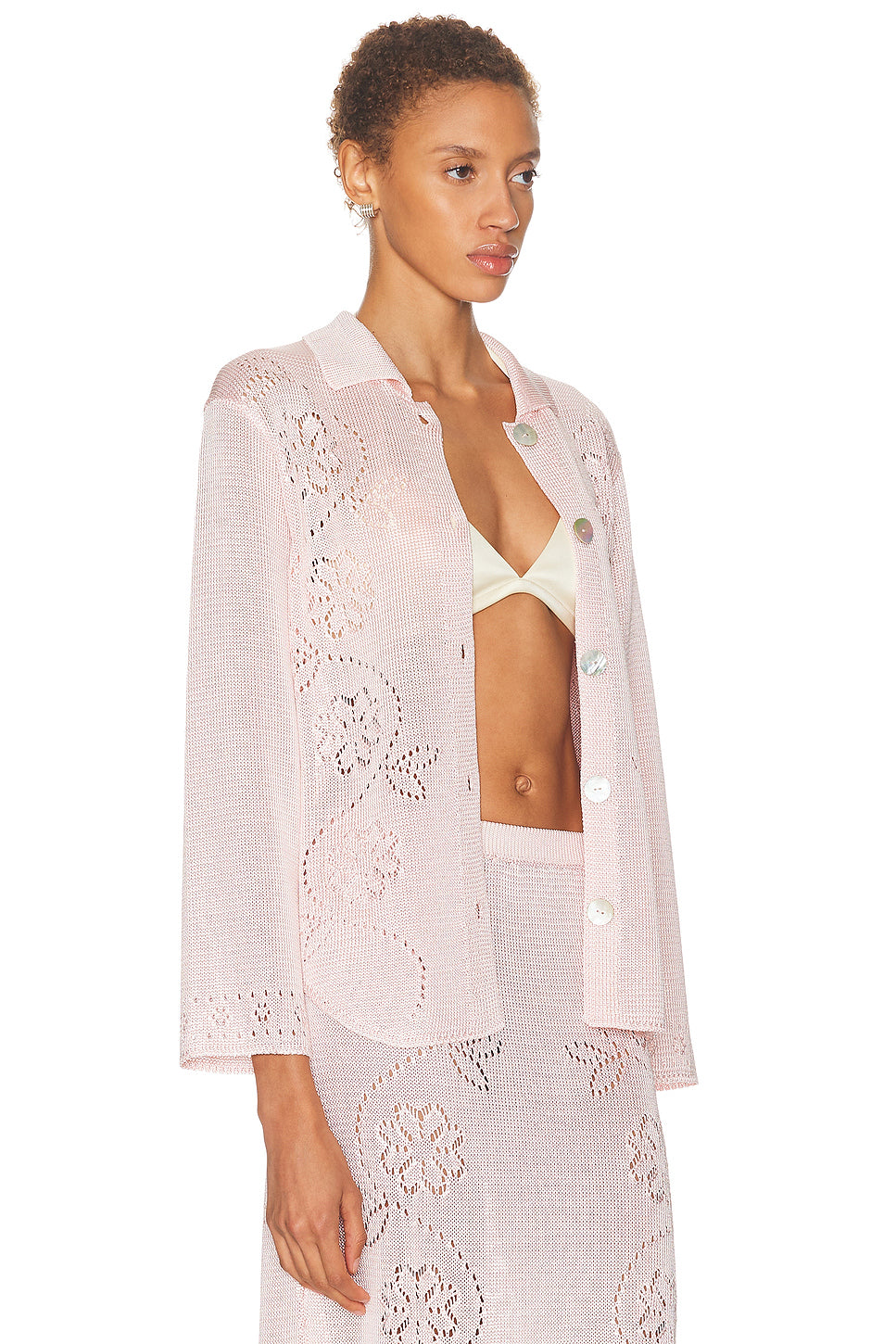 Vine Floral Long Sleeve Shirt