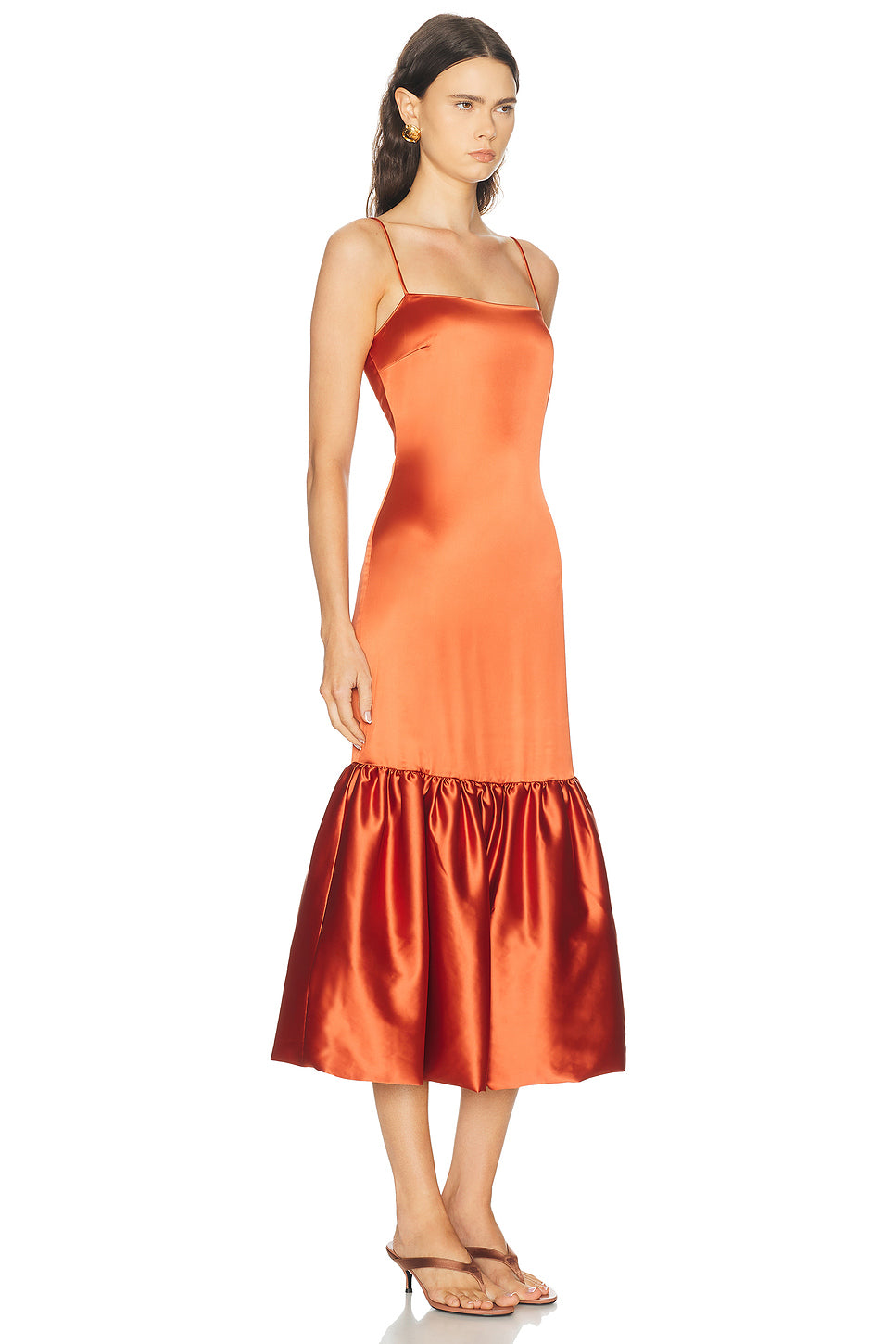 Sydney Ruffle Hem Gown