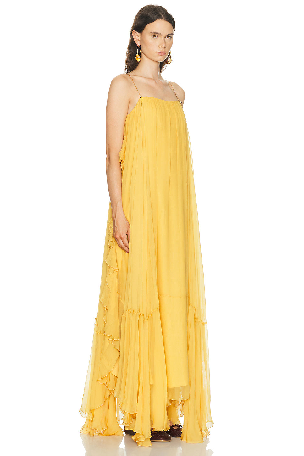 Silk Mousseline Gown