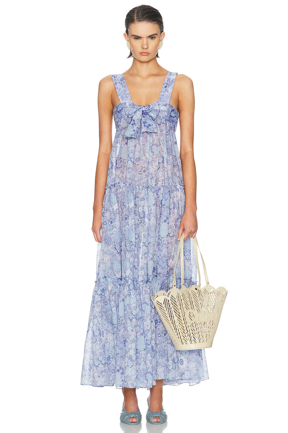 Bow Front Maxi Dress
