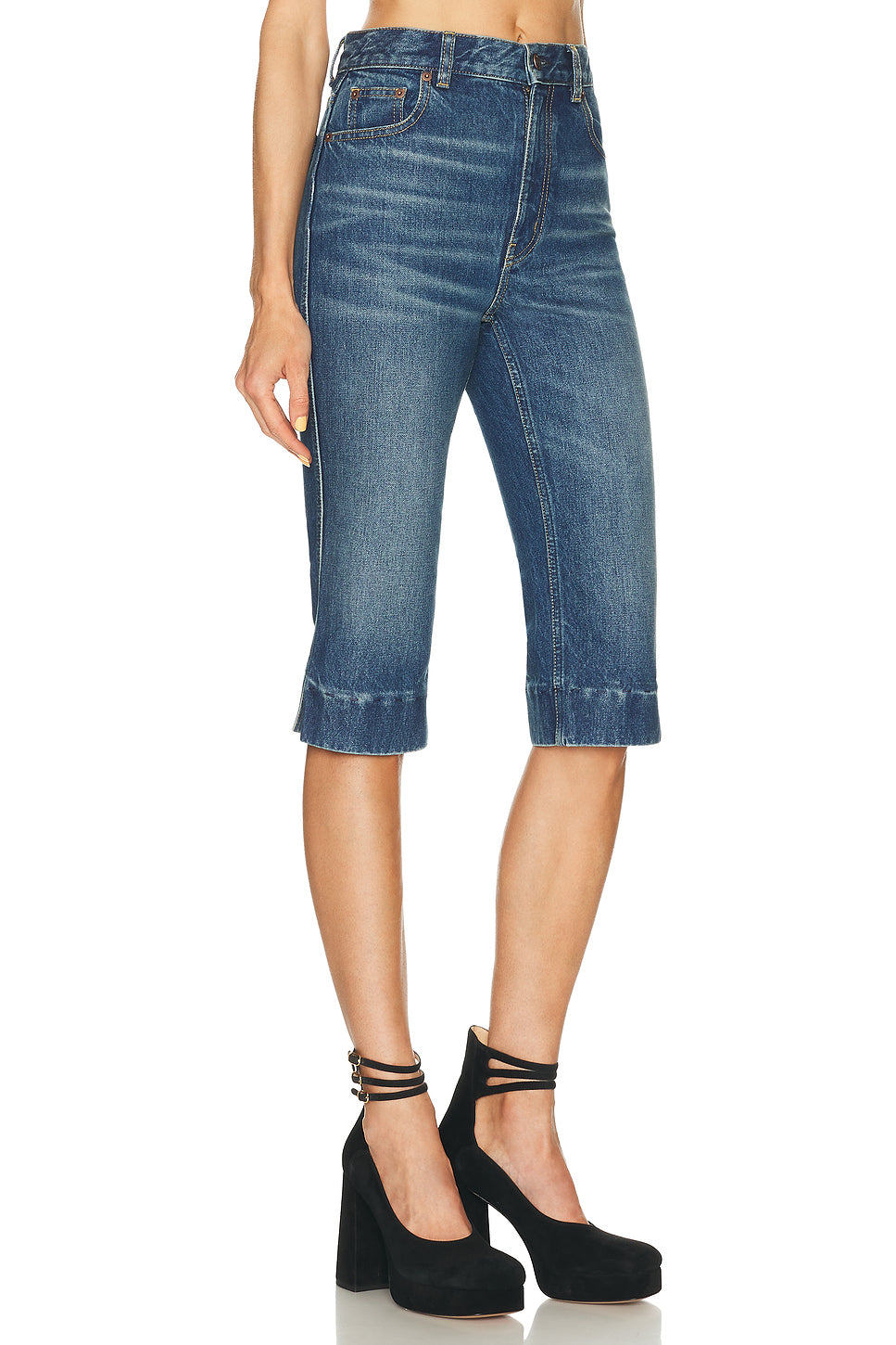 Denim Capri Pant