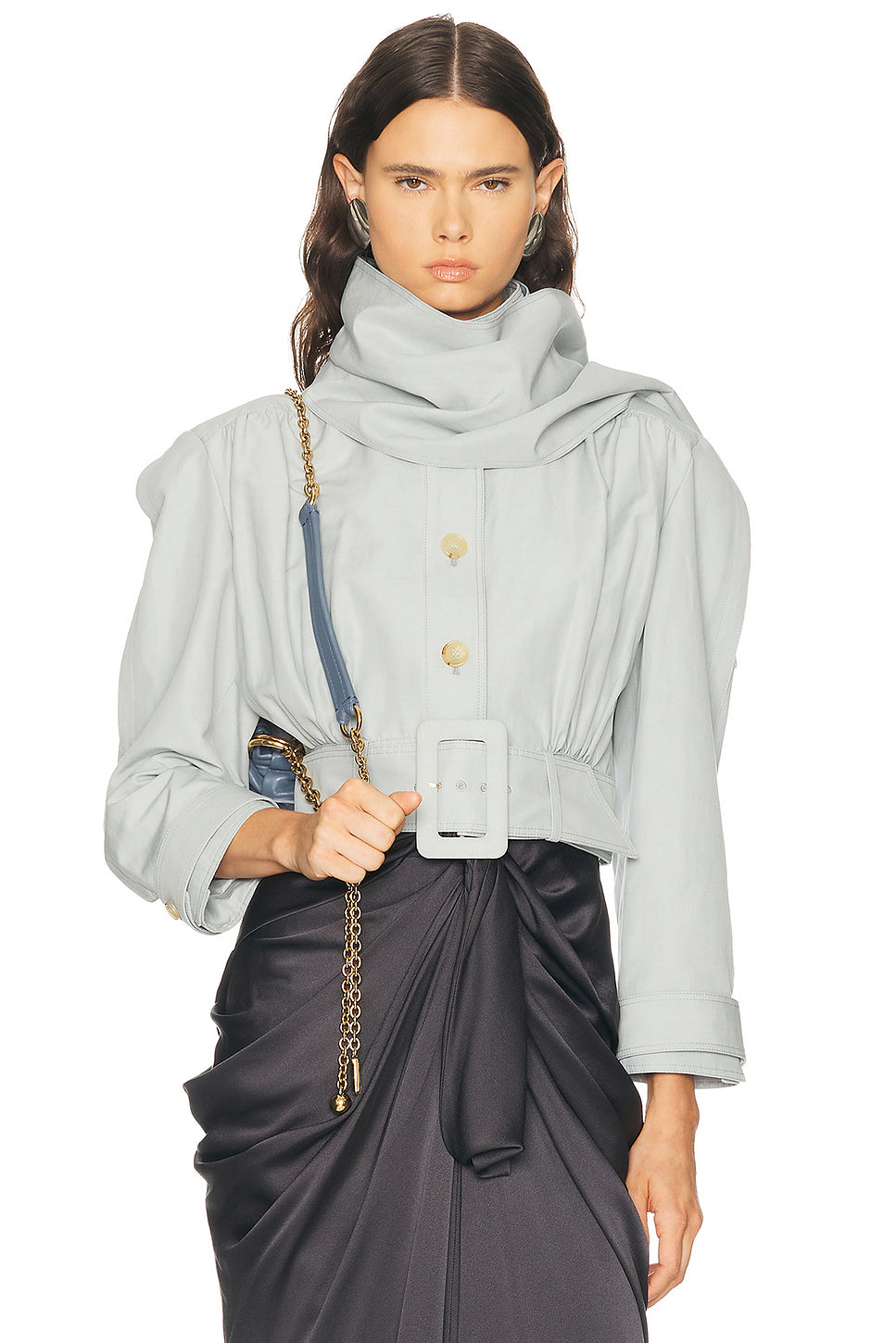 Cropped Trench Coat
