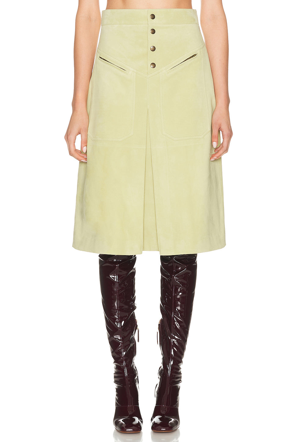 Suede Skirt