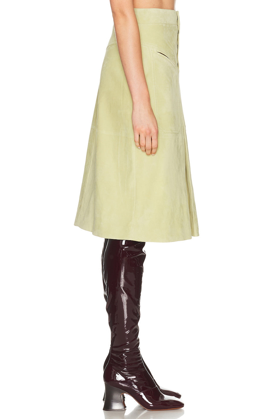 Suede Skirt