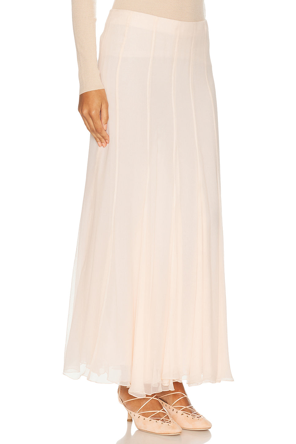 Sheer Maxi Skirt