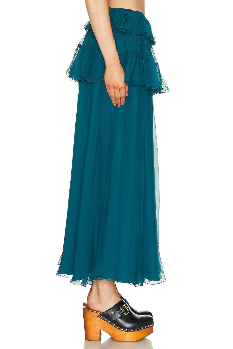 Tiered Maxi Skirt