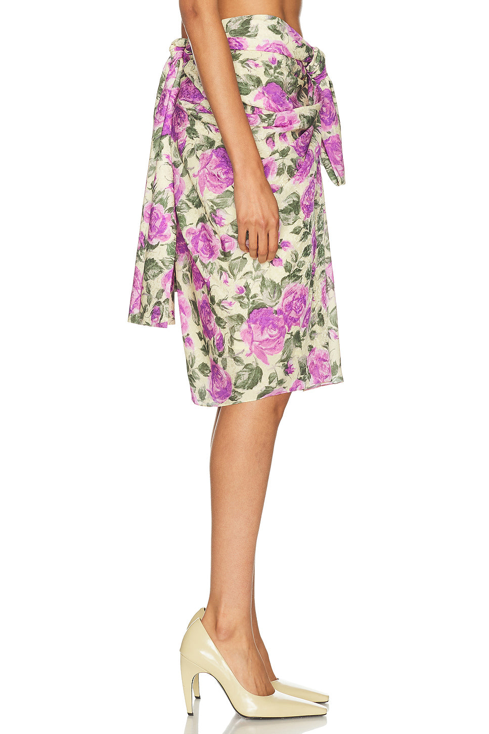 Above The Knee Wrapped Skirt