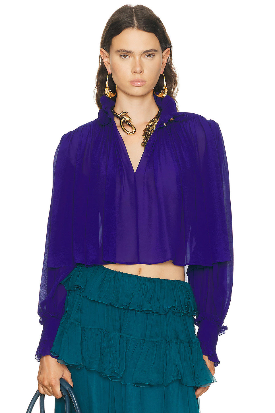 Silk Long Sleeve Top