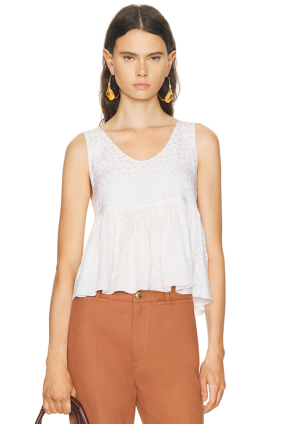 Peplum Tank Top