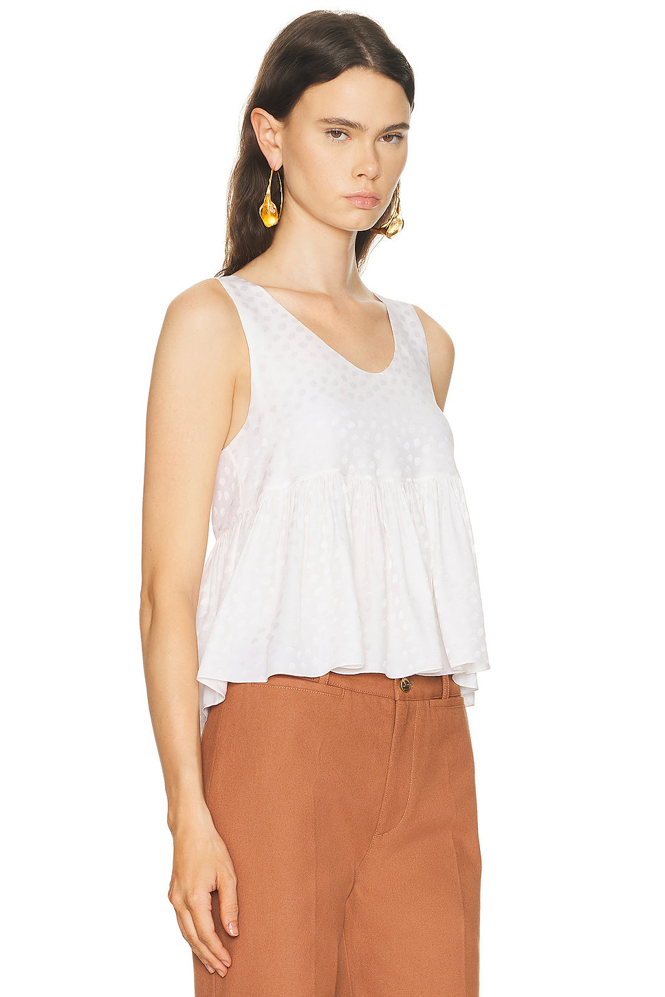Peplum Tank Top