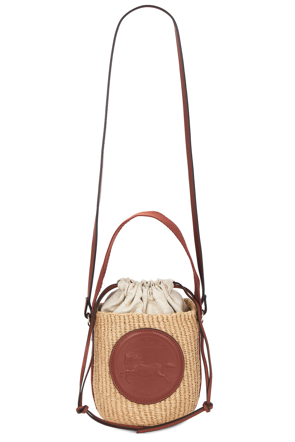 Horse Medal Small Basket Bag