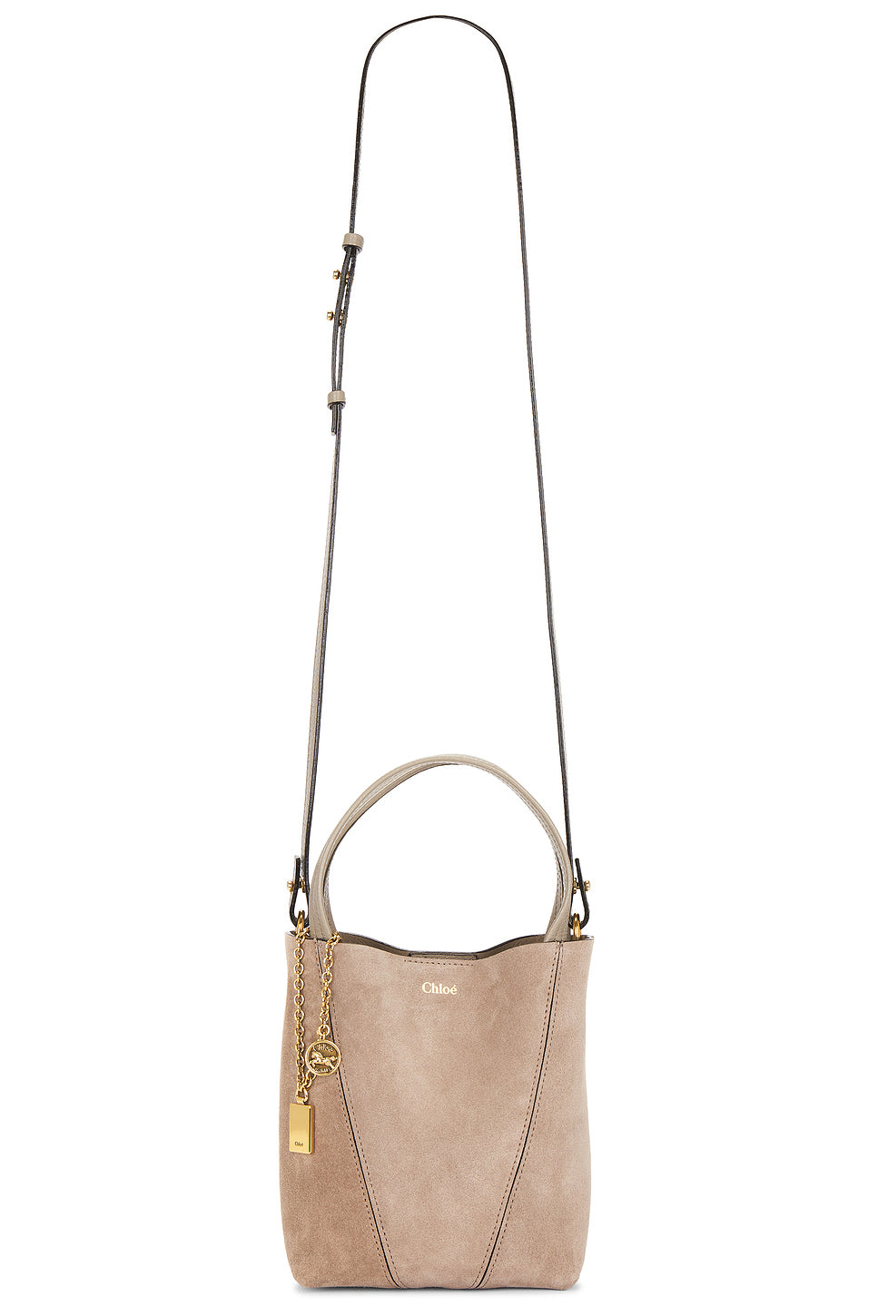 Chloe Spin Suede Bag