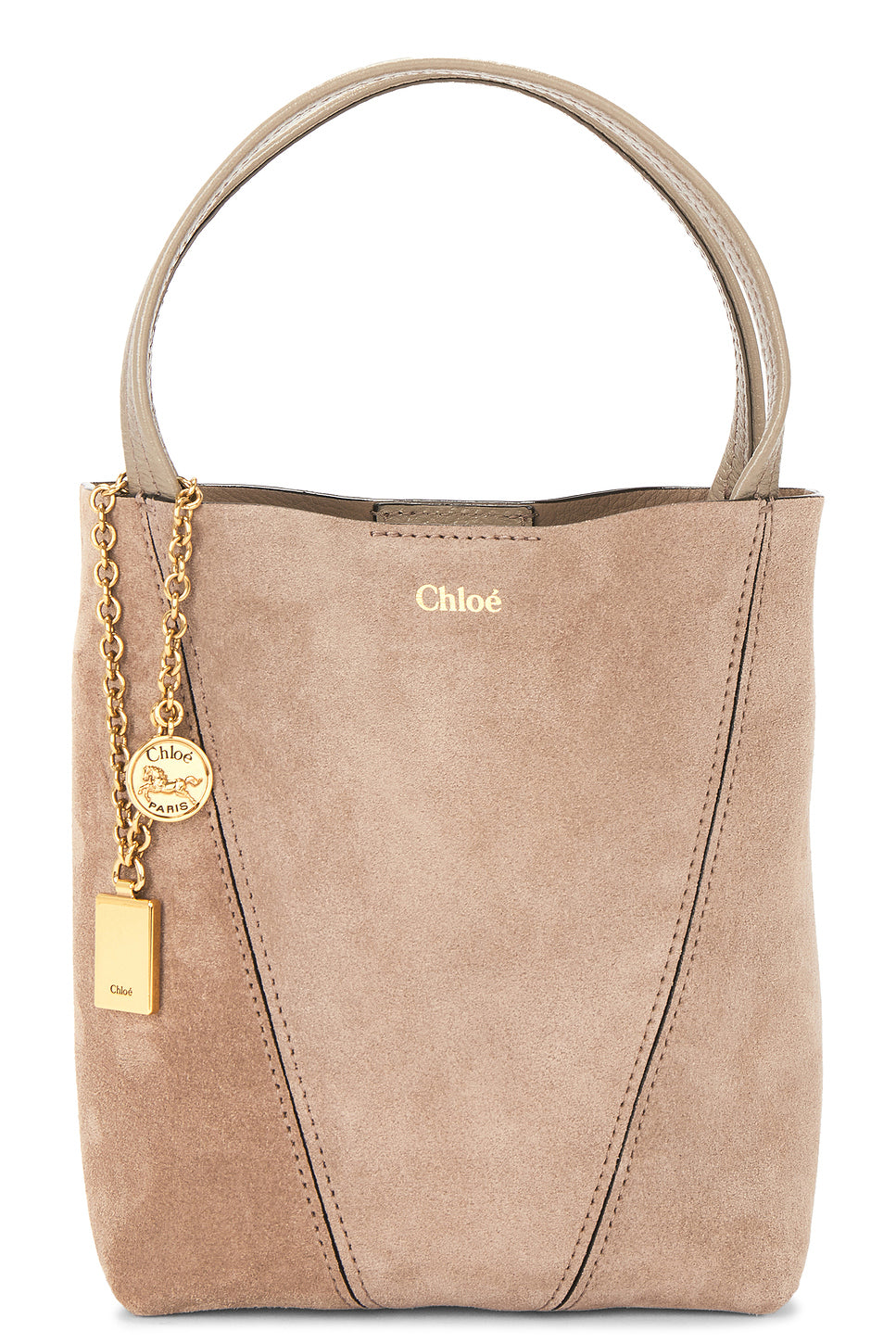 Chloe Spin Suede Bag