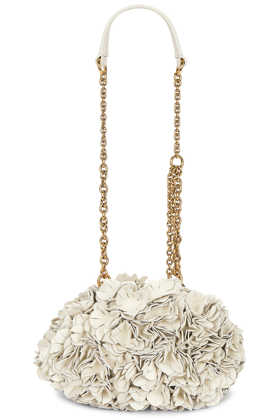 Chloé Pliss Leather Flower Shoulder Bag