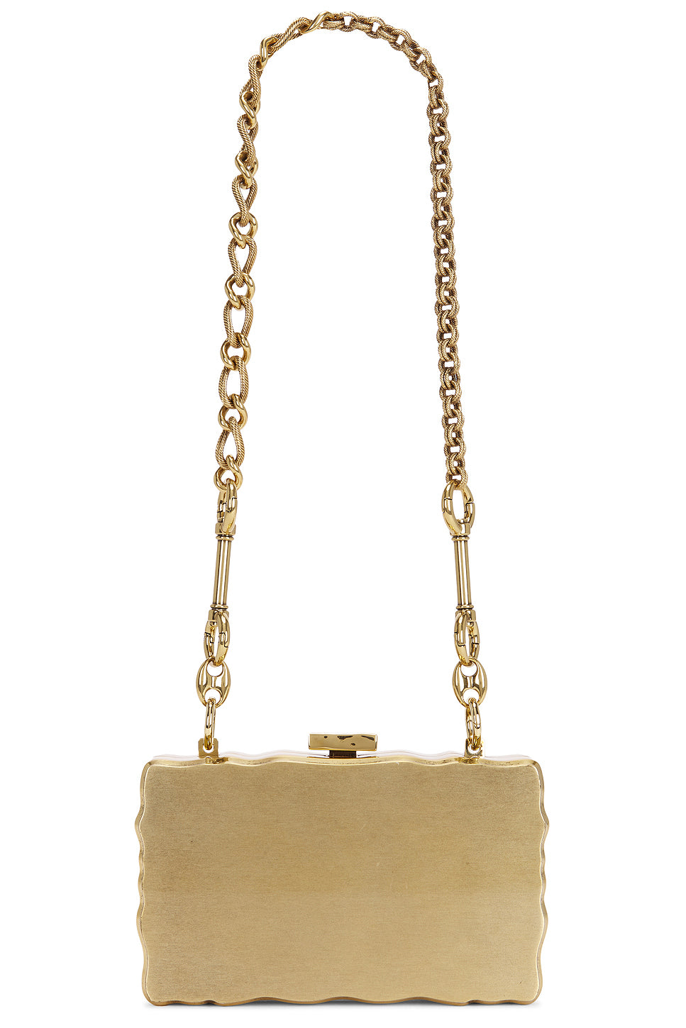 Au Soleil Brass Shoulder Bag