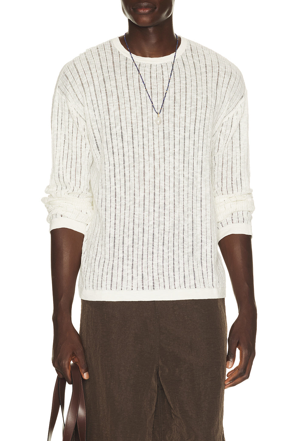 Pointelle Knit Sweater