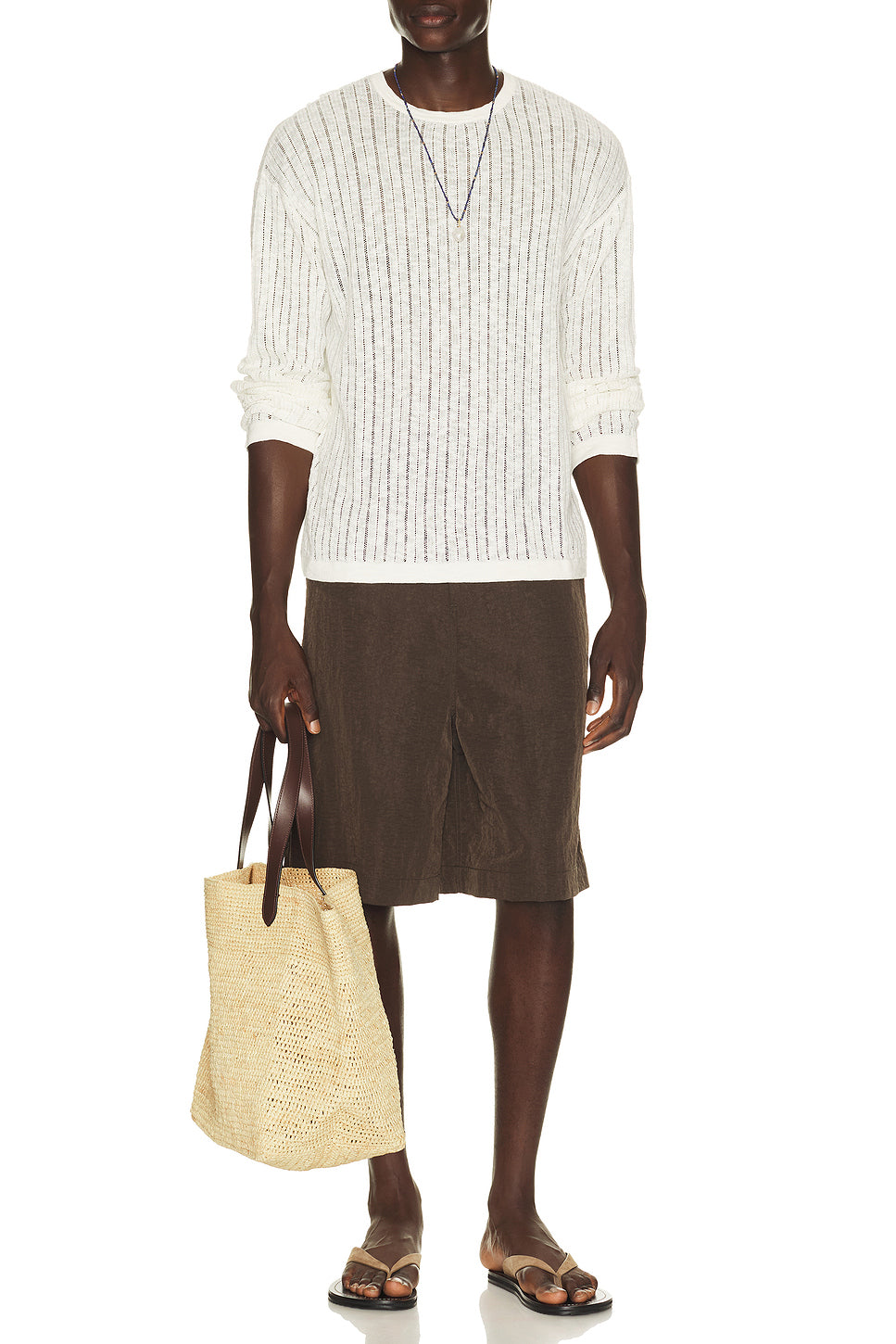 Pointelle Knit Sweater