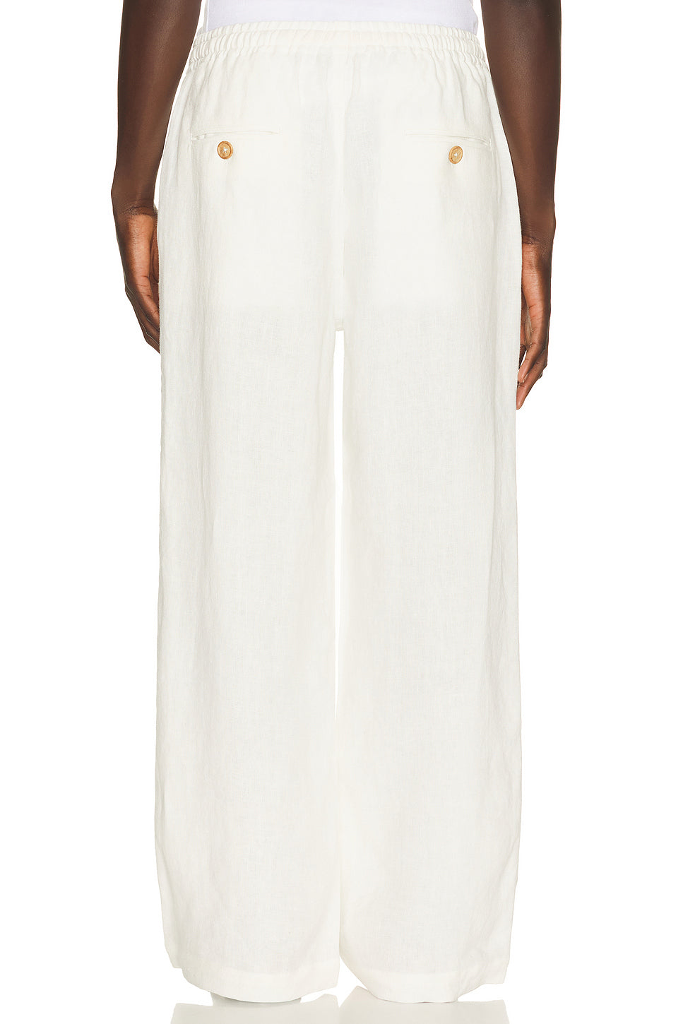 Wide Leg Linen Trousers