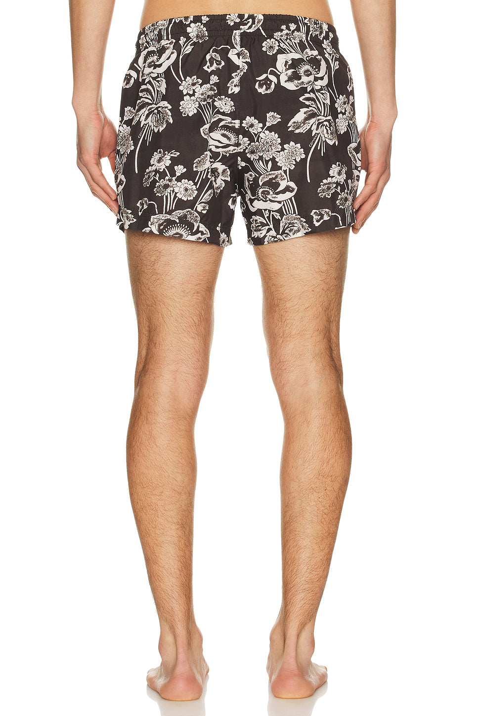 Painted Peonies Short Swim Short