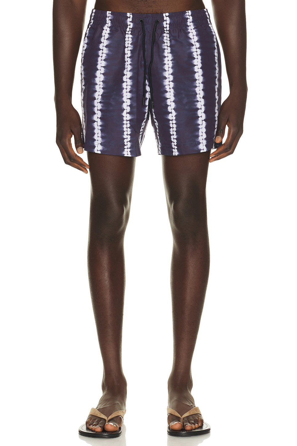 Shibori Stripe Classic Swim Short