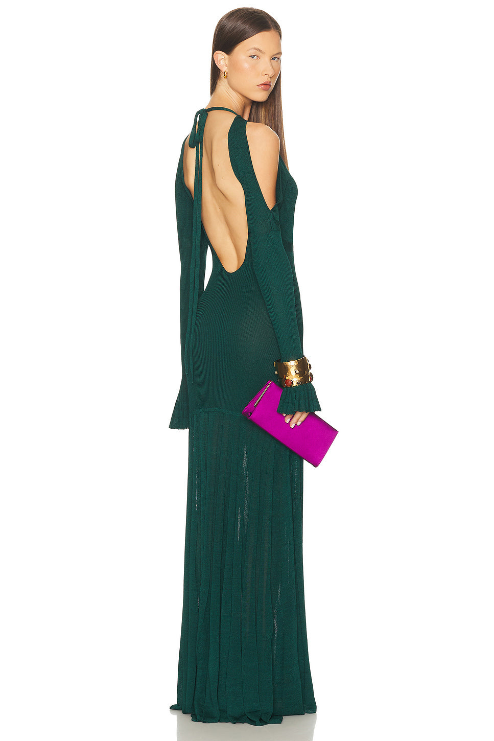 Cold Shoulder Maxi Dress