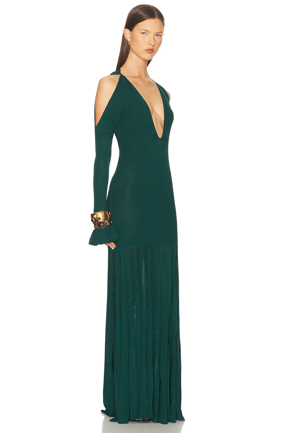 Cold Shoulder Maxi Dress