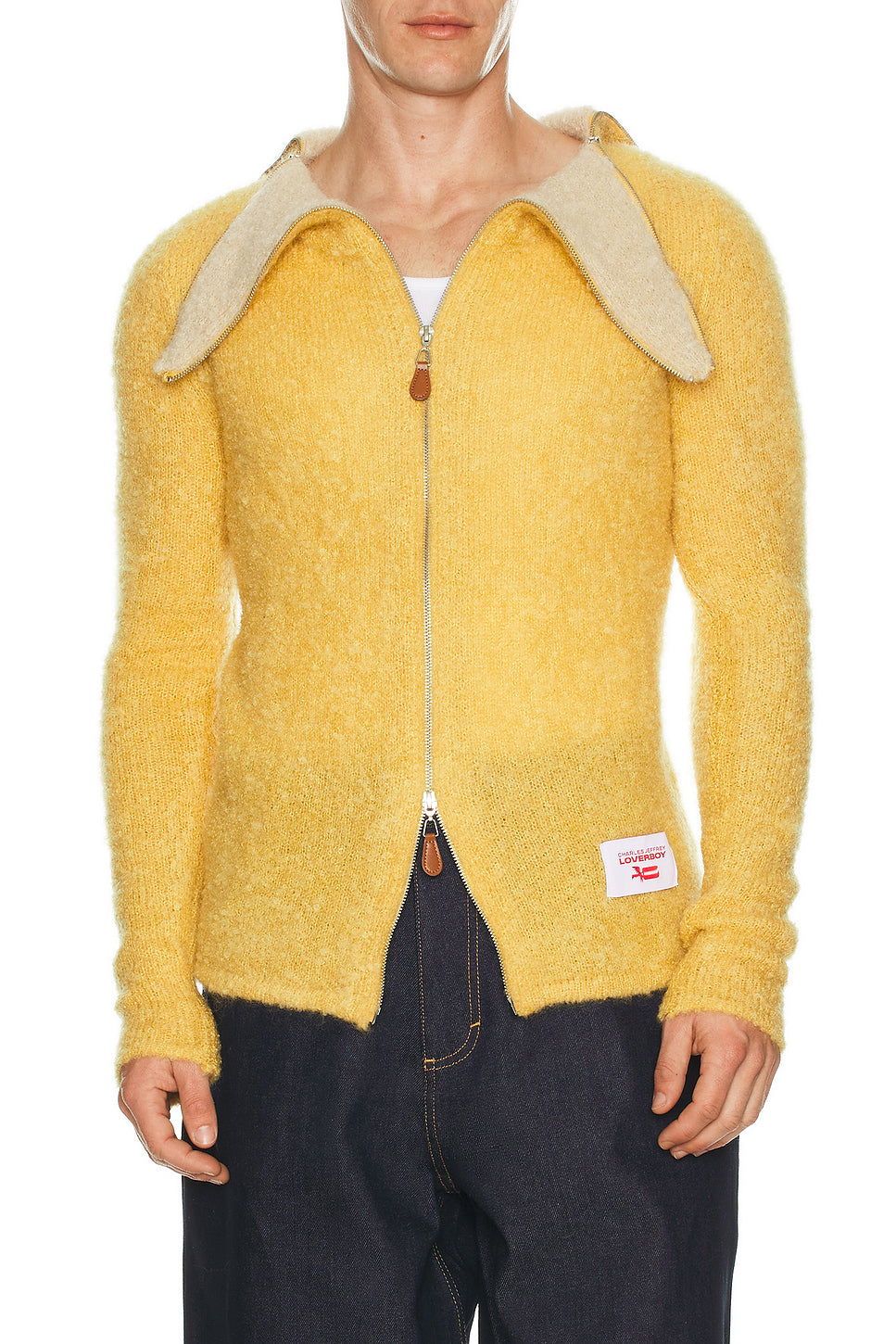 Mohair Banana Zip Jumper