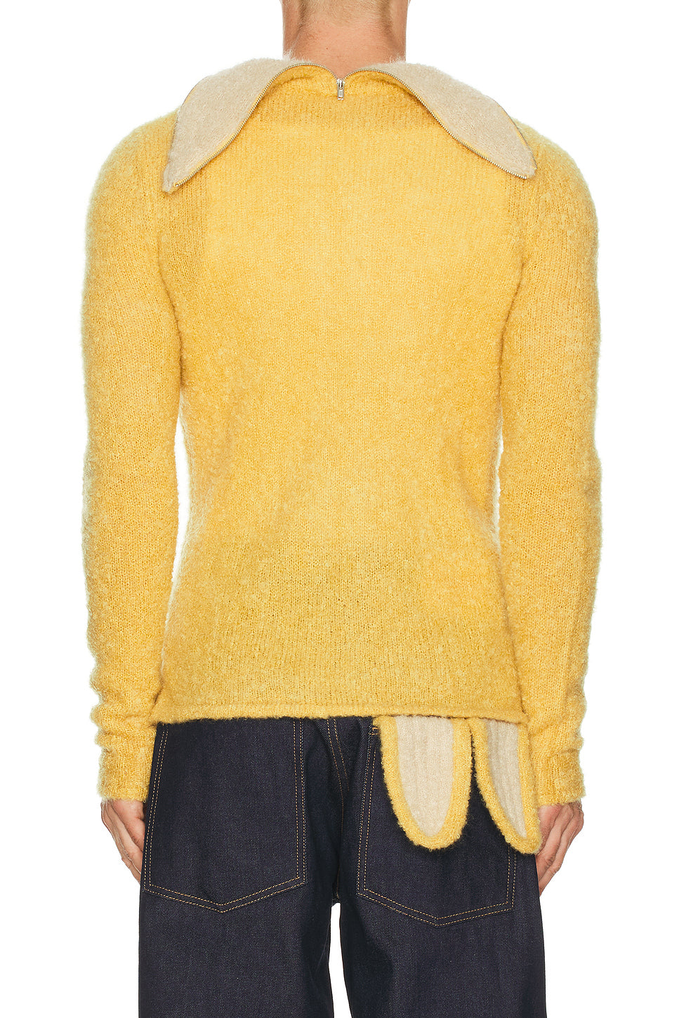 Mohair Banana Zip Jumper