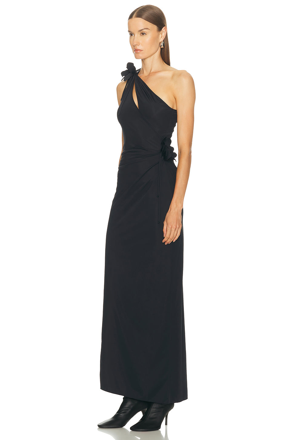 Asymmetric Flower Gown