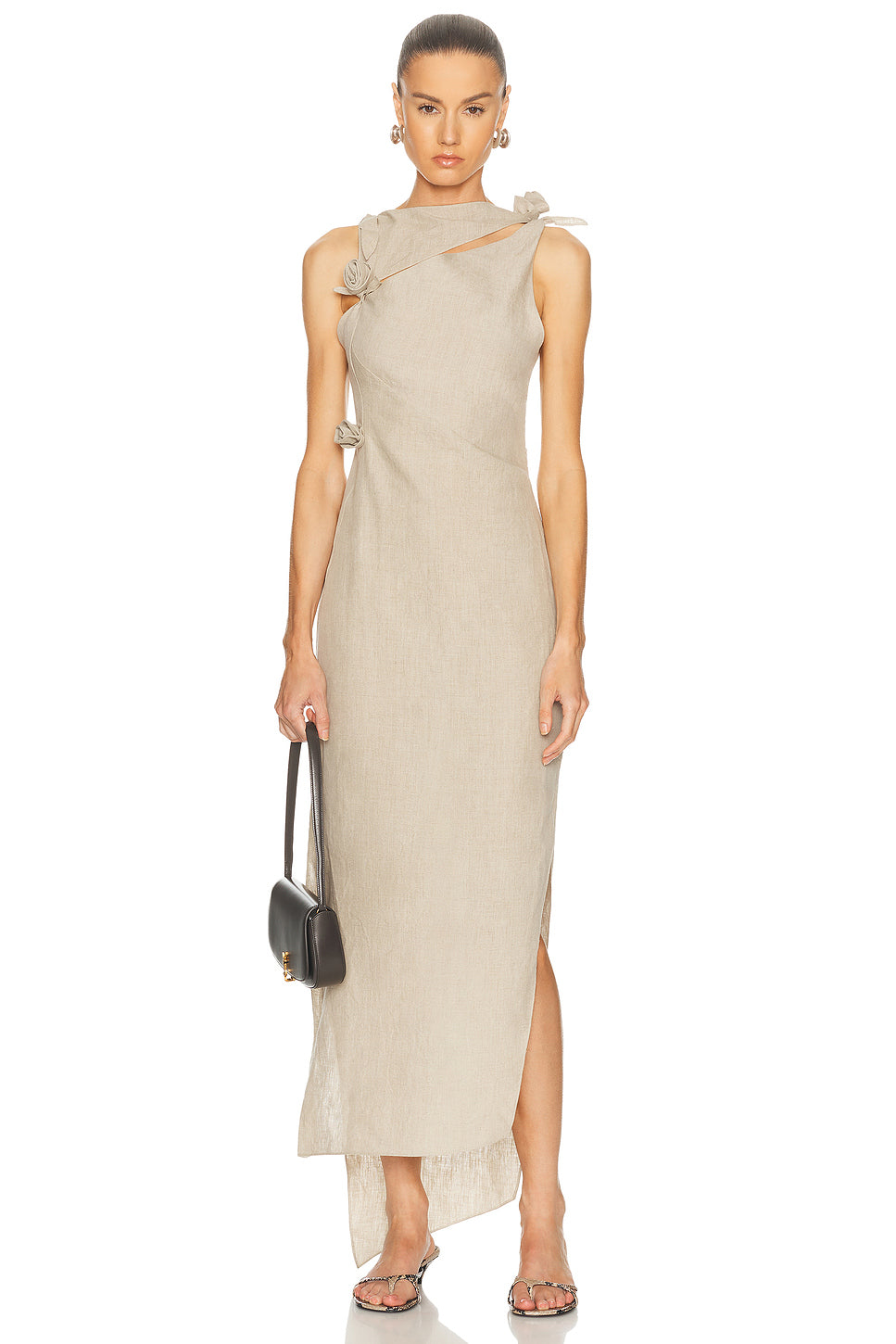 Linen Flower Gown