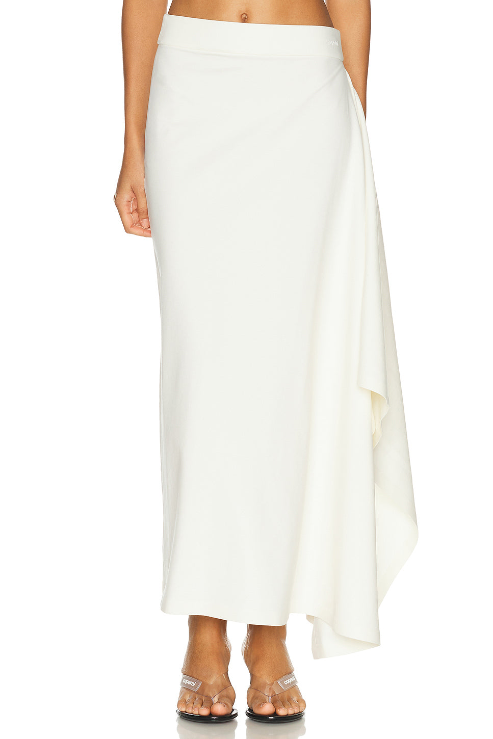 Zero Waste Draped Long Skirt