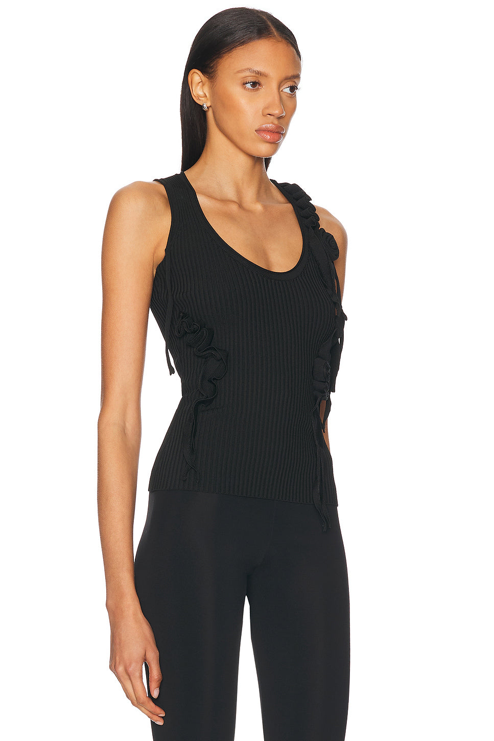 Knitted Ribbon Tank Top