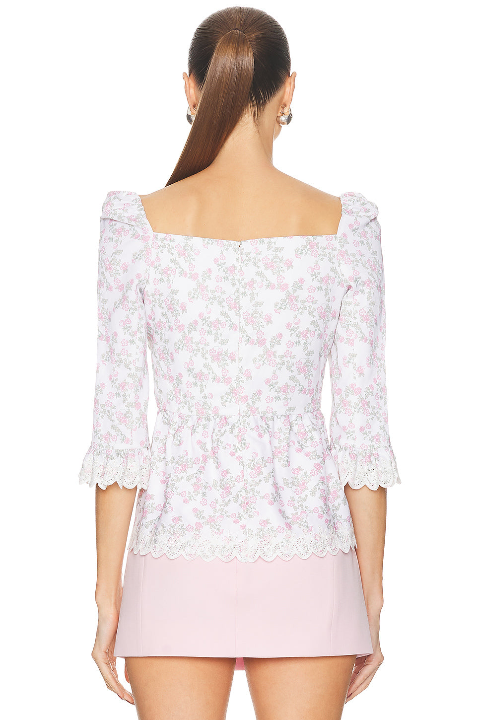 Open Neck Princess Top