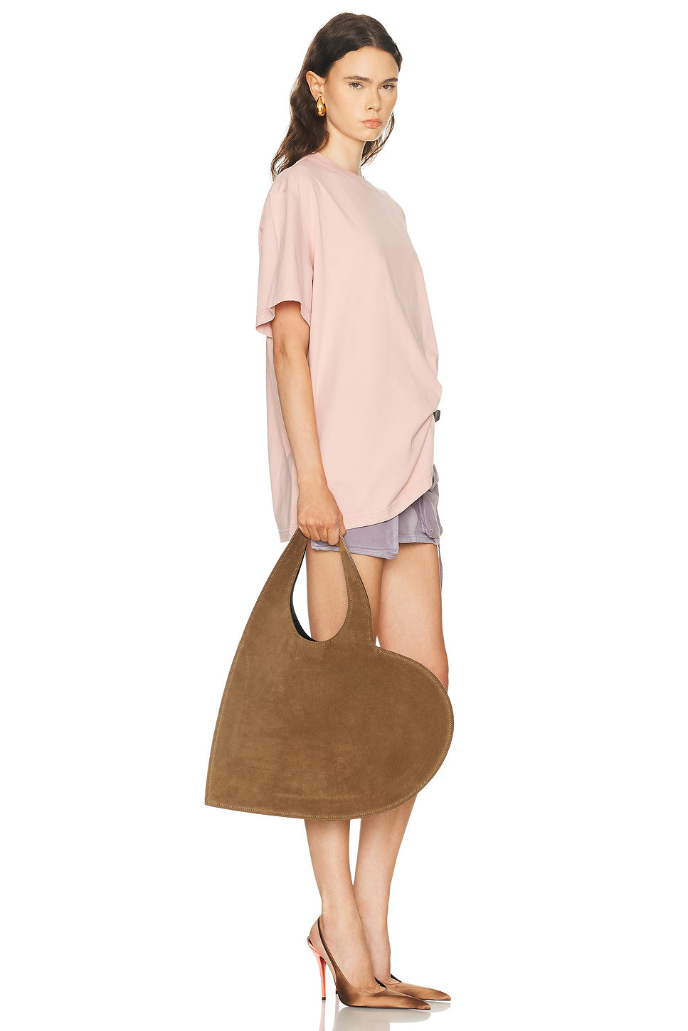 Double Heart Tote Bag