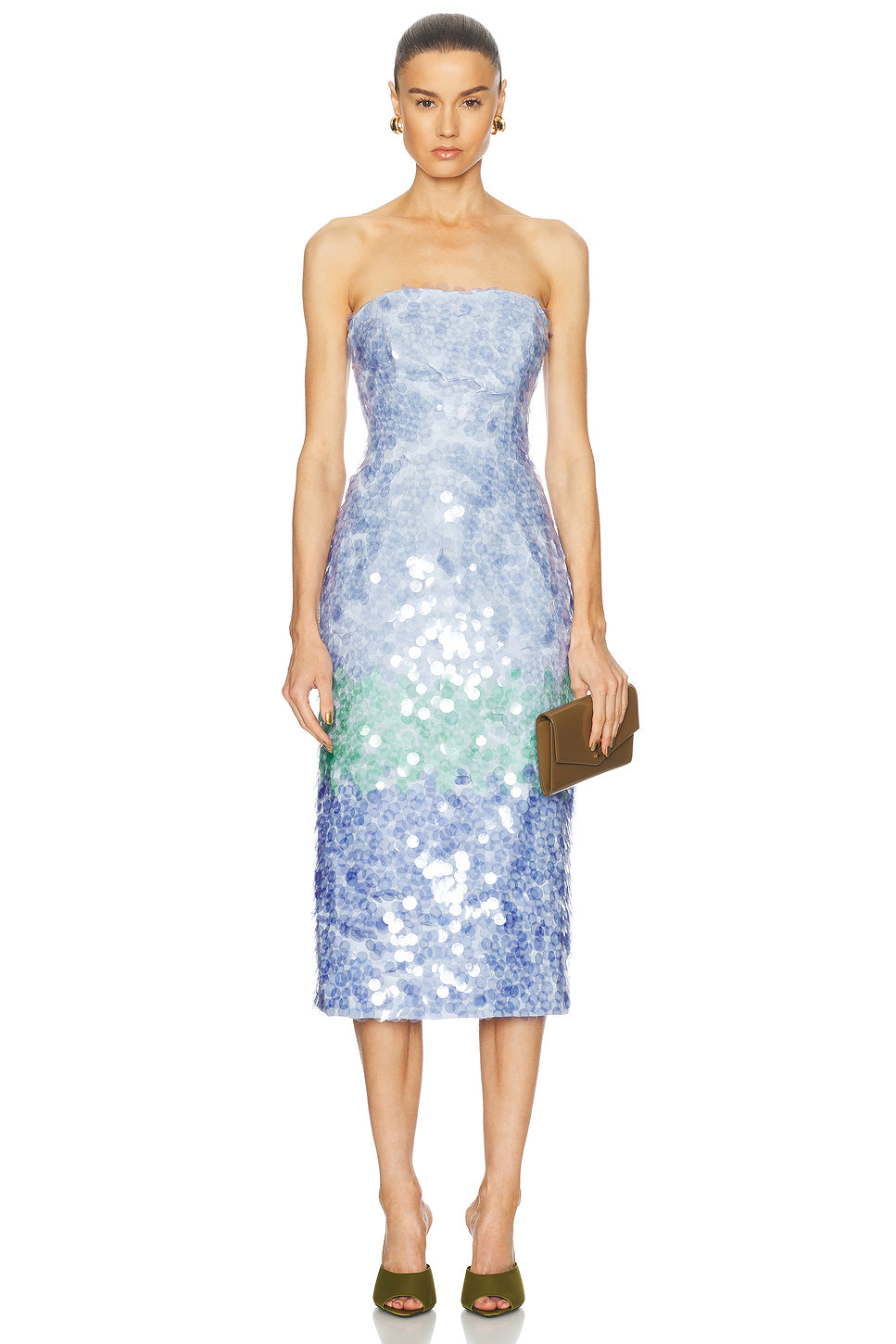 Strapless Midi Dress