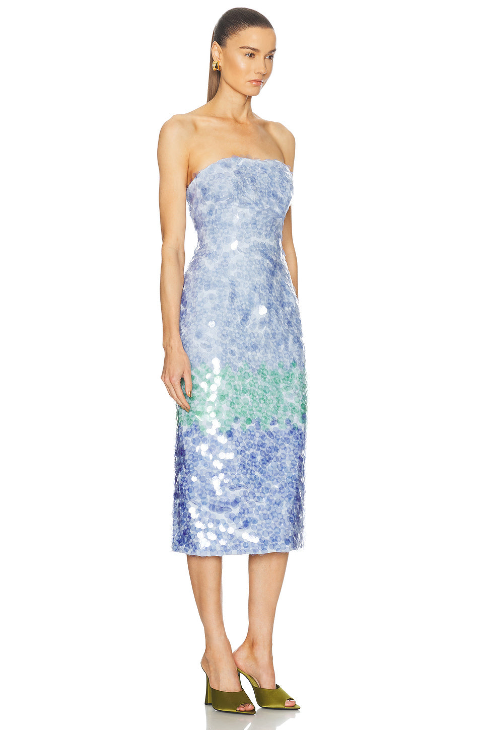 Strapless Midi Dress