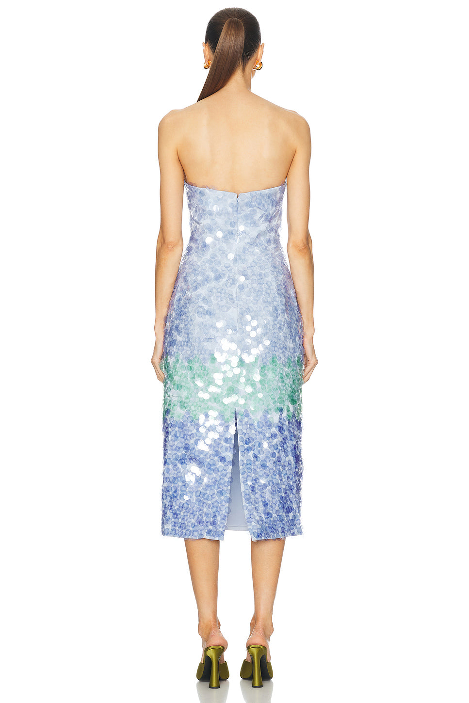 Strapless Midi Dress