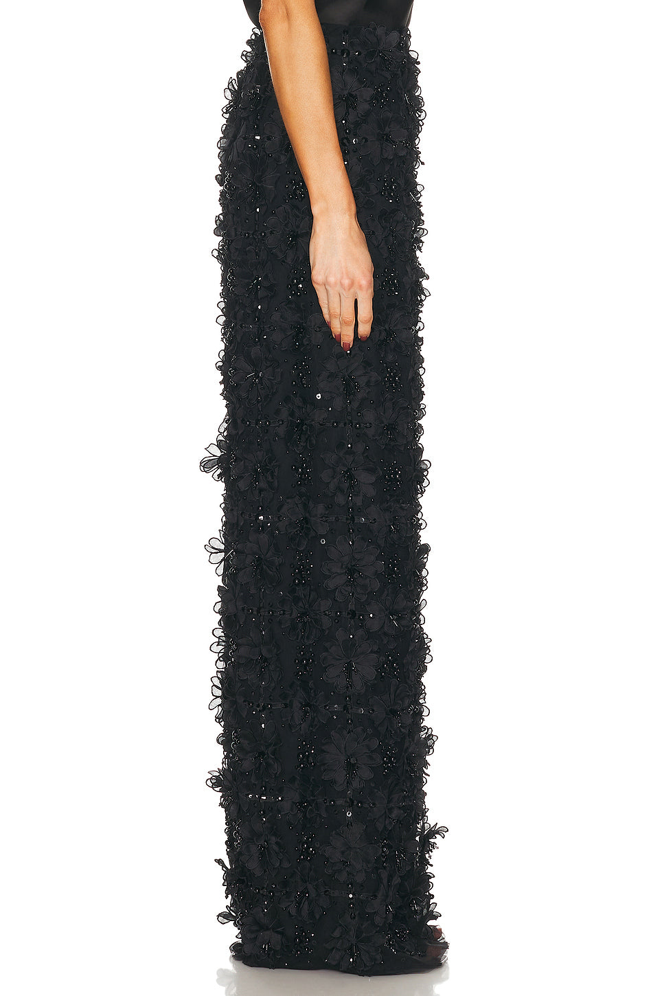 Embellished Column Skirt