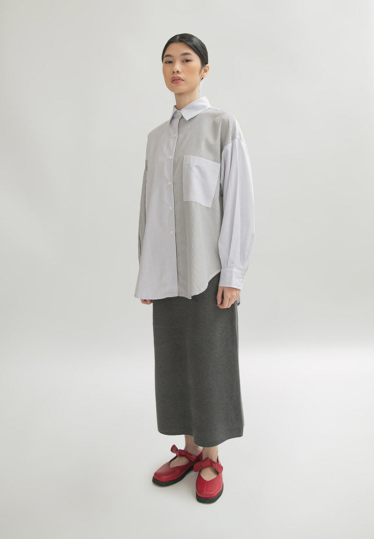 Calista Twotone Shirt