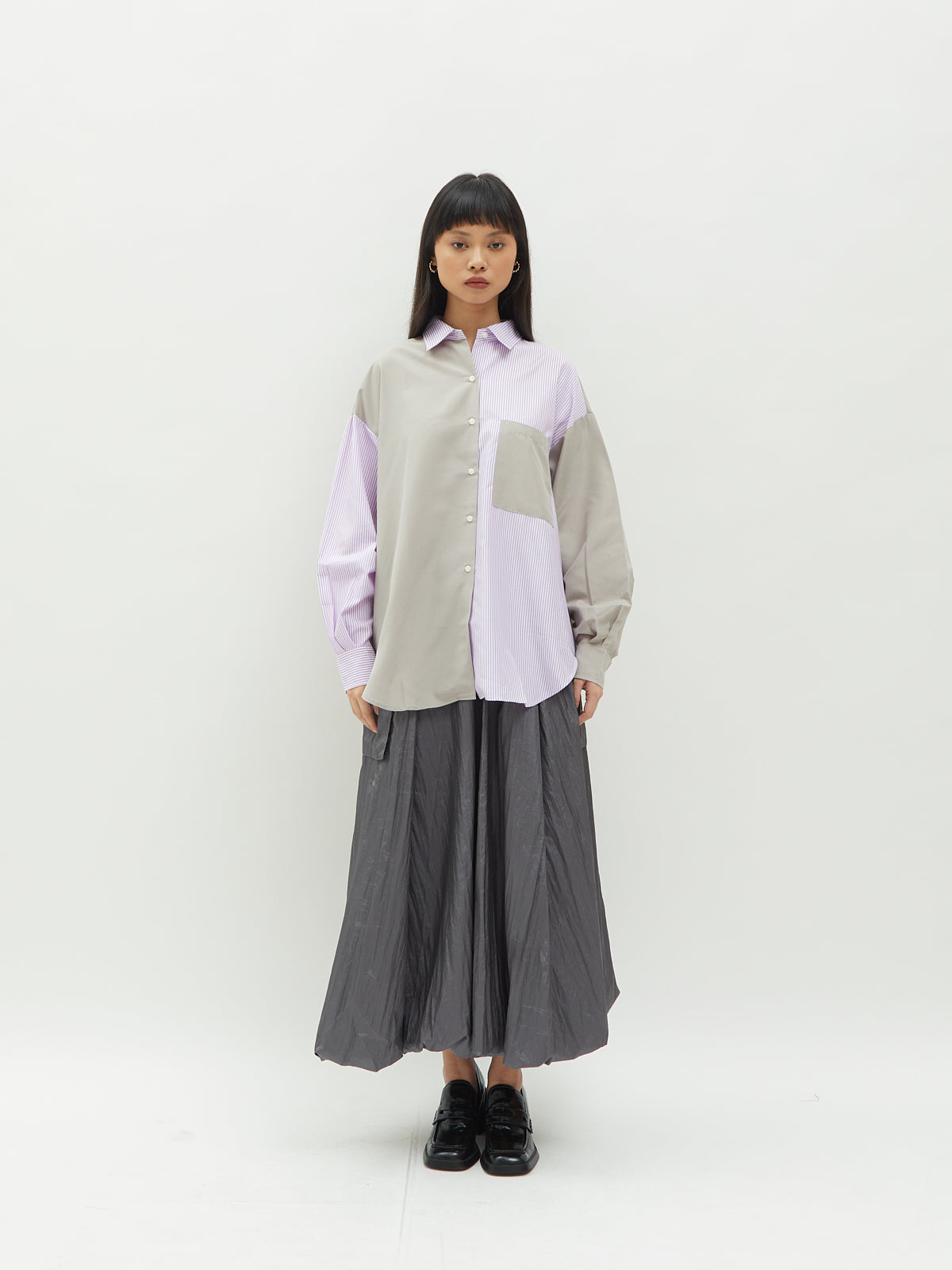 Calista Twotone Shirt